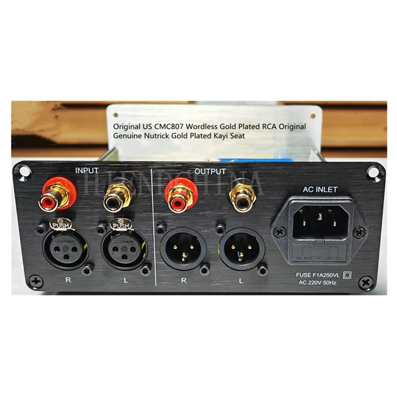 YSH-01 ขั้นสูงรีเลย์ Fader/Balance Potentiometer/Balance Pre Amplifier/Passive Pre Amp RCA ถึง XLR ลูกบิด (เลือก)