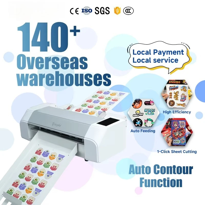 Paper Cutting Machine Camera Precision Paper Cutting Plotter Machine FE330 Desktop Sticker Cutter Plotter Label Cutter