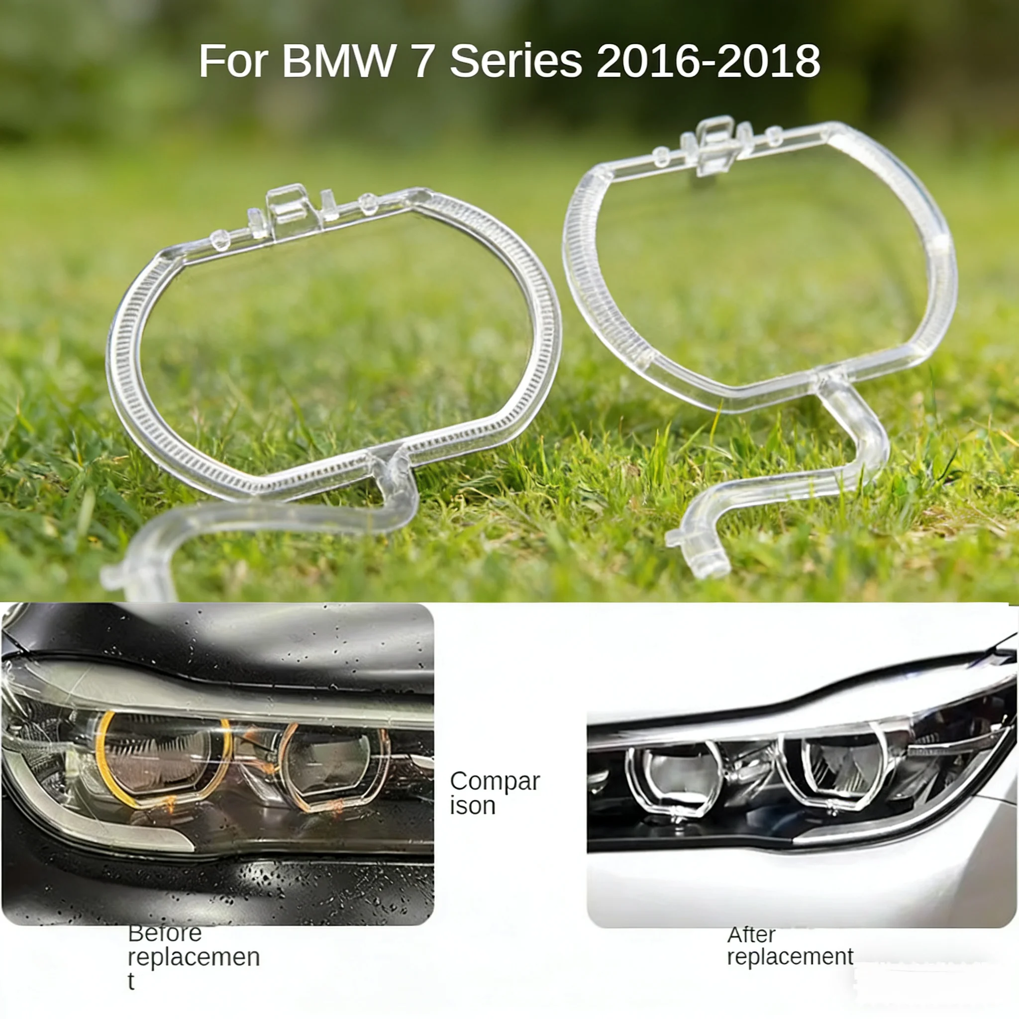 

For BMW 7 Series G12 G11 2016-2018 DRL Light guide plate Light guide tube Headlight Daytime Running Light Guide Angel Eye