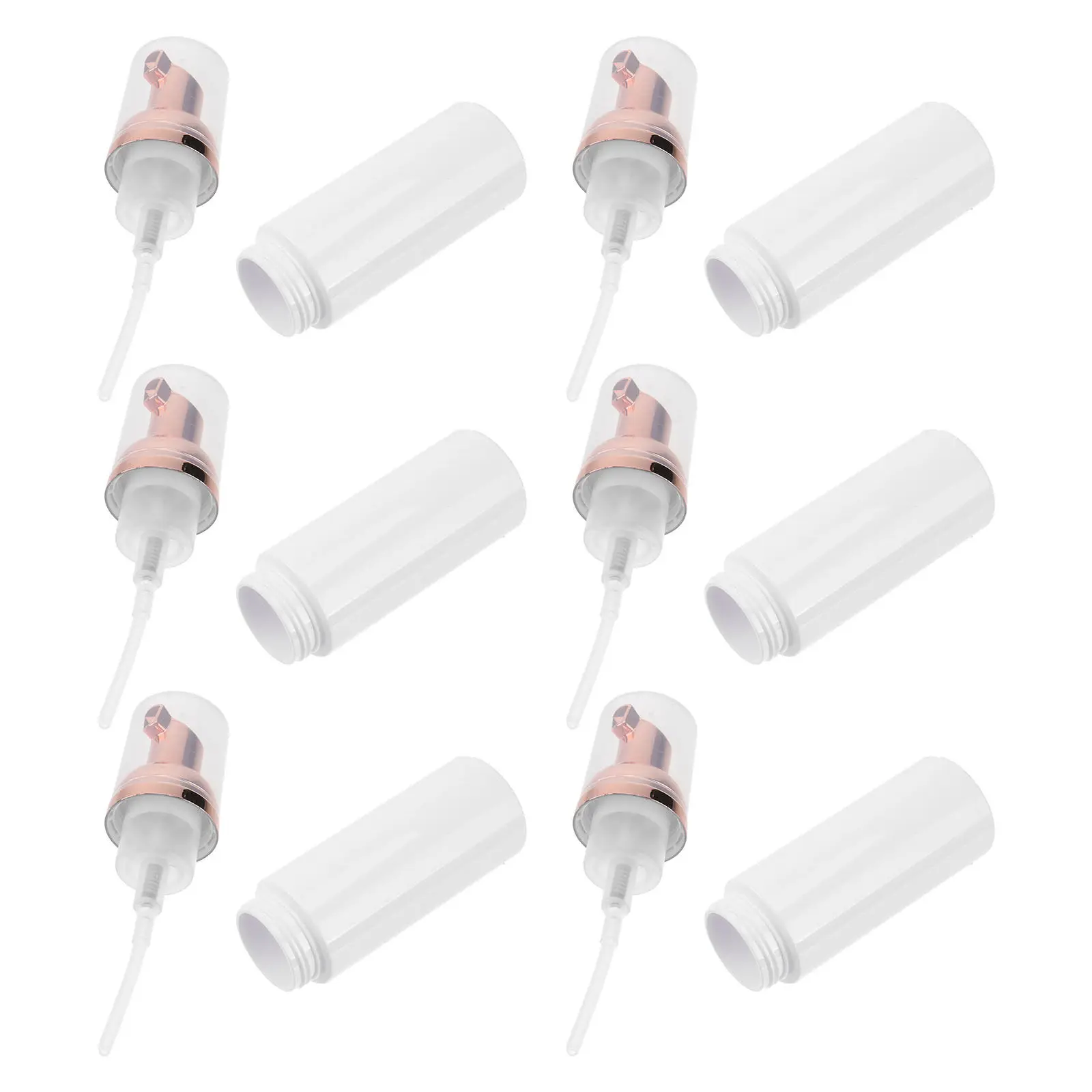 

Набор из 6 многоразовых флаконов-дозаторов для пены с легким нажатием, для очищающих средств, геля для душа, жидкого мыла, дорожный многоразовый контейнер для шампуня