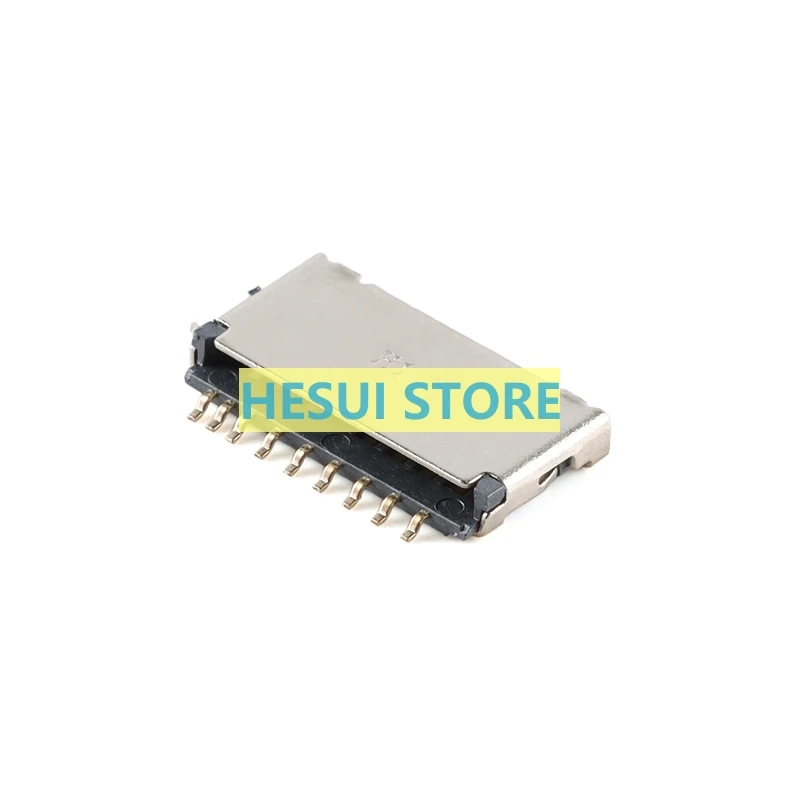 1/5 PCS TF Short body -1.7H-8+9P detection pin - Vinyl MicroSD card holder Mobile phone memory card slot