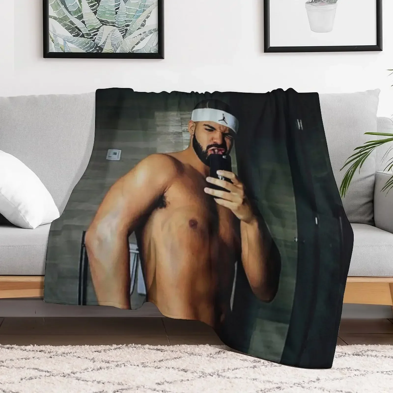 

Drake Shirtless Throw Blanket For Baby Soft Big Blankets Extra Large Throw Soft Big Blankets