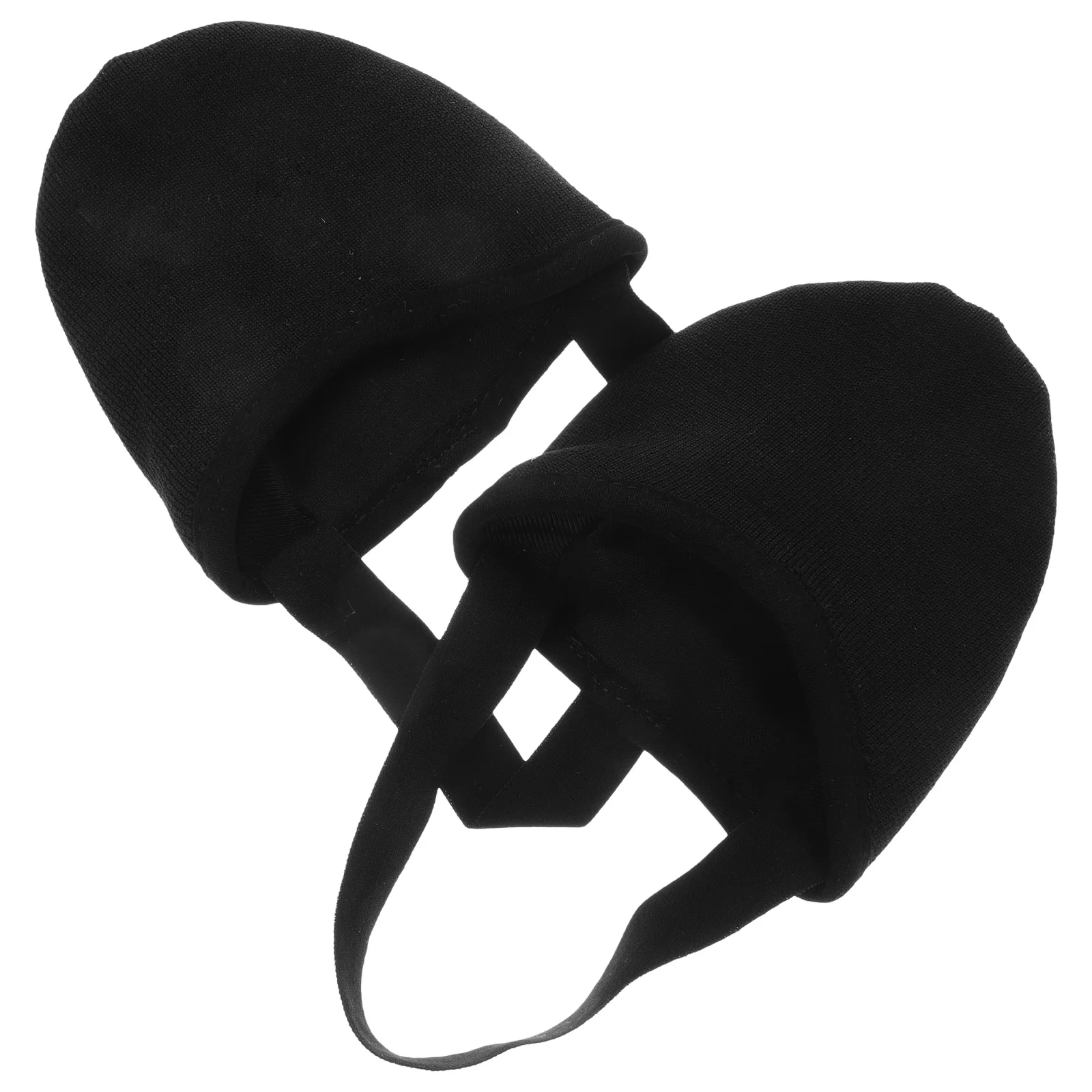 

Black S Ballet Toe Cover Pouch Half Rubber Sole Cushioning Pads for Shoes Man Forefoot Protectors Dance Shoe Inserts Anti Slip