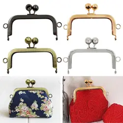 Hot Sale Vintage Pattern Purse Frame Kiss Clasp Lock Bag Frame Buckle DIY Craft Metal Handle Bag Making Hardware Accessories