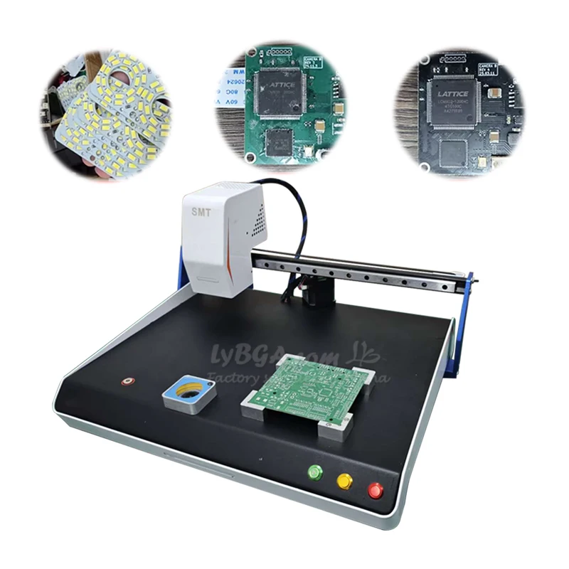 Máquina de recogida y colocación, sistema de cámara de doble visión, equipo de escritorio S1 SMT de alta velocidad, montaje automático de chips para línea de montaje