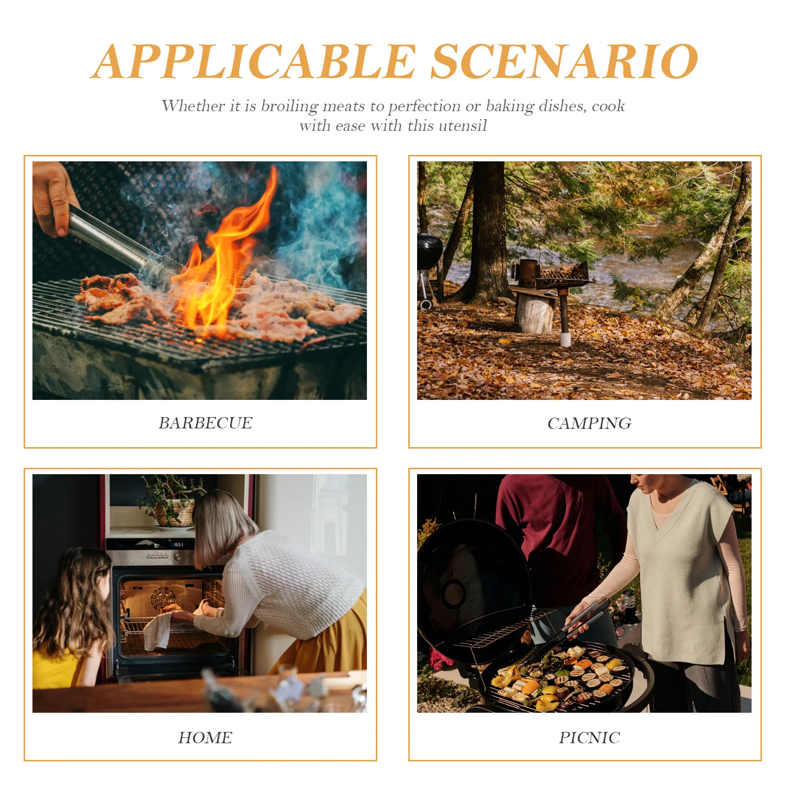 

Large Non-Stick Bbq Tray Heat Resistant Barbecue Plate Grill Pan Outdoor Cooking Meat Roasting Drain Hole Bbq Basket