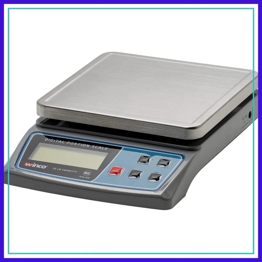 

Digital Portion Scale for Kitchens, 6.5" Accurate Food Scale with Tare Function