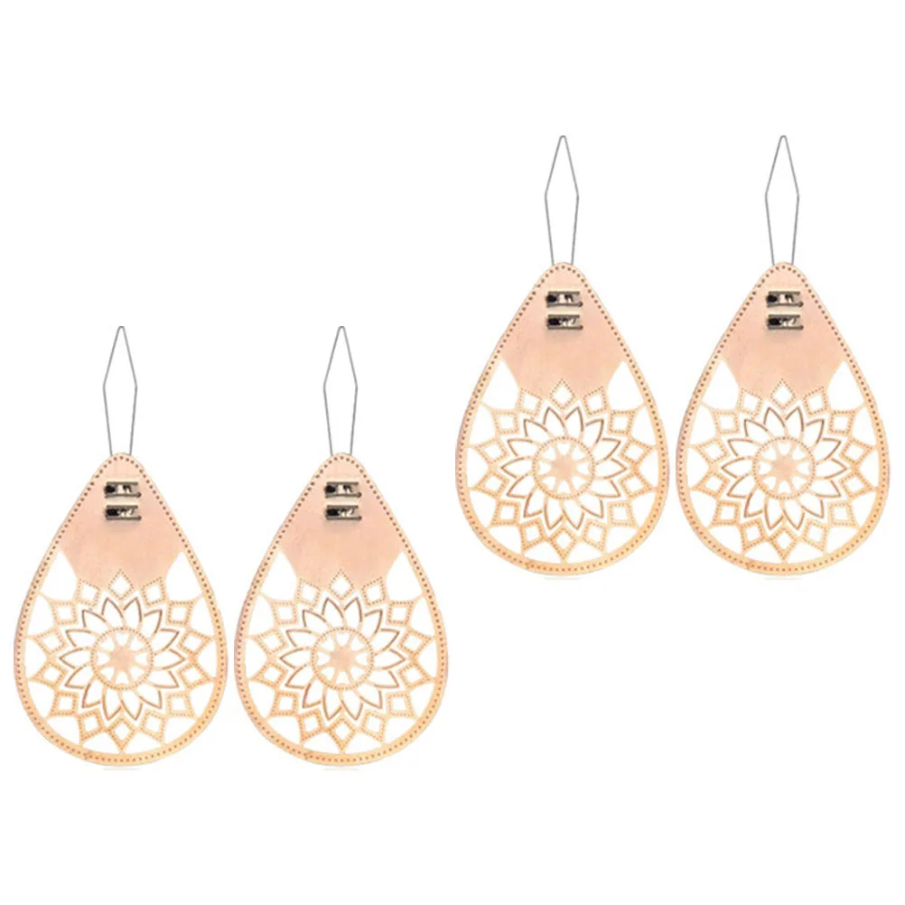 

4pcs Mandala Hollow-Out Needle Threader Tool For Sewing Machine Hand Sewing Quick Threading Device Portable Thumb Threader