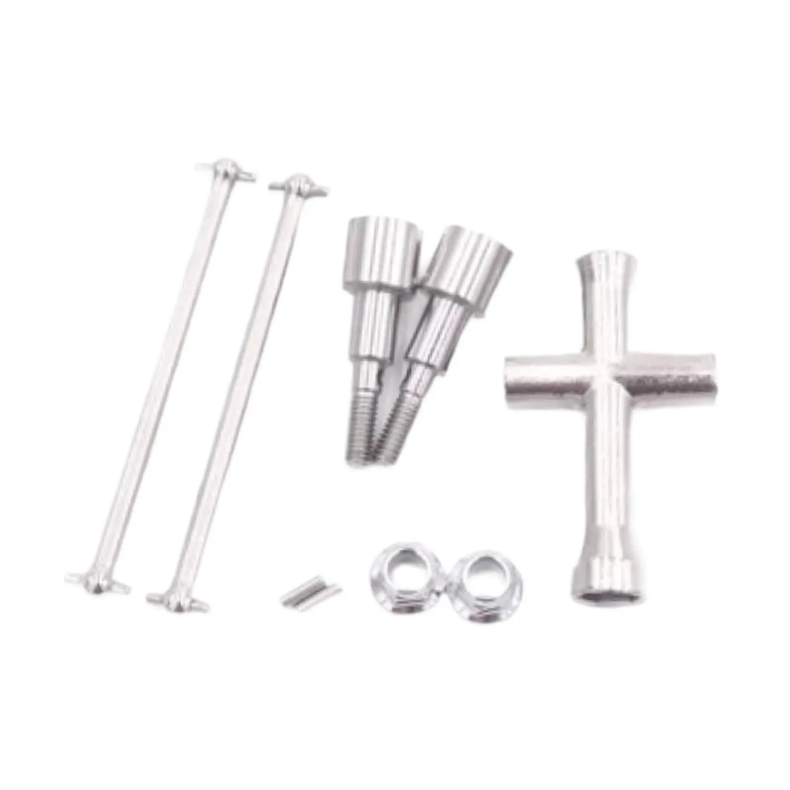 Metall RC Auto Hinterradantriebswelle für DIY Modifiziertes Zubehör 1:16 Truck und Crawler Modellbau-Teile