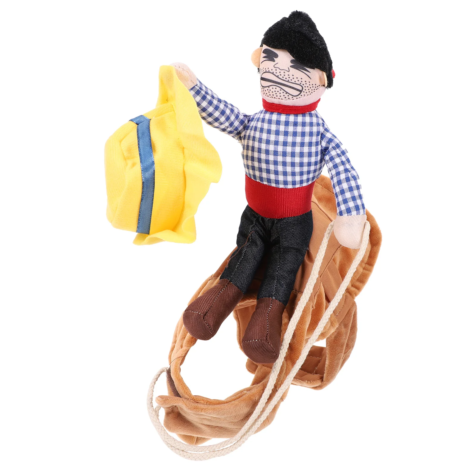 

Pet Costume Cowboy Rider Coat Denim Hat Size S Small Dog Cat Perfect for Parties Photo Shoot Apparel Pet Costume