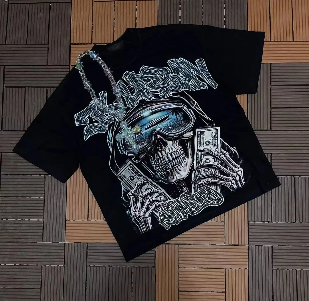 Streetwear Brand Marketing - Y2K Skeleton US Dollar Street Trendy