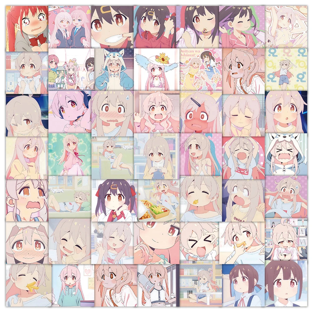 10/30/60pcs Kawaii Mashiro Onimai Anime Stickers Mihari Kaede Cartoon Sticker Decal Laptop Luggage Phone Scrapbooking Decoration