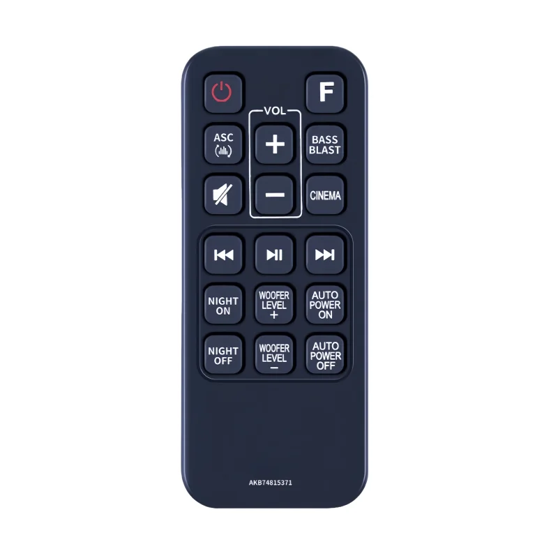 

AKB74815371 Remote Control for Wireless Sound Bar, Compatible with Soundbar Speaker System SK3D SK4D SJ3 SJ4 SL3D SPH4B-W SPJ4B
