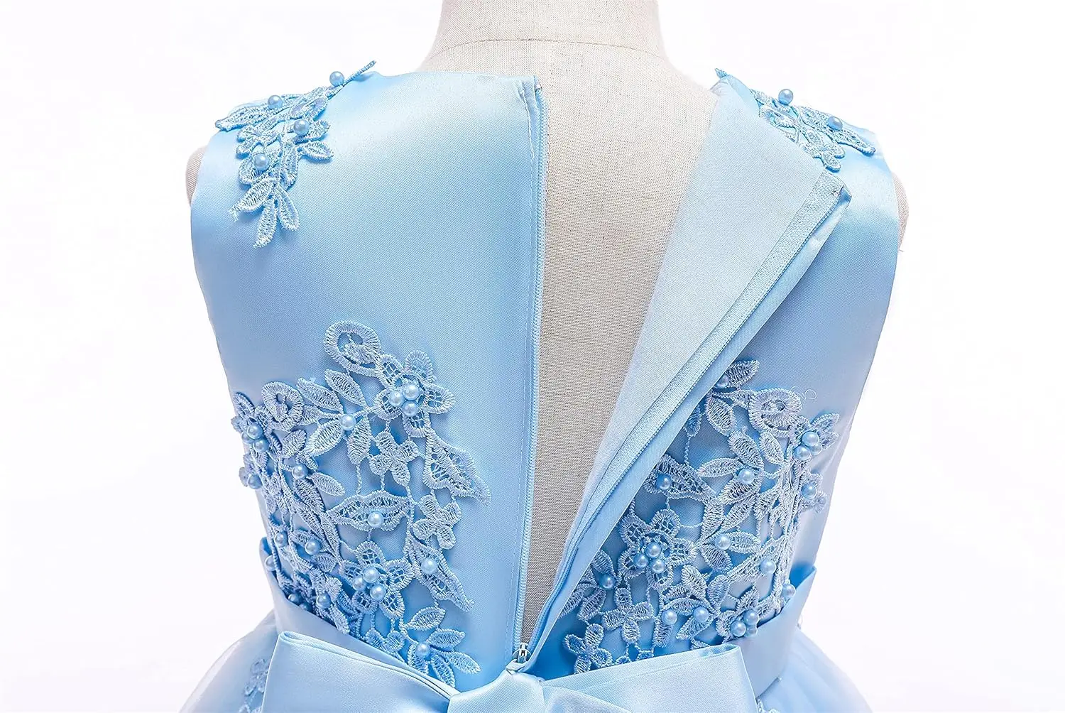 ชุดเดรสลูกไม้สำหรับเด็กหญิงตัวเล็ก/ตัวใหญ่ ชุดเพื่อนเจ้าสาว ชุดราตรีงานแต่งงาน ชุดเจ้าหญิงสำหรับเด็กเล็ก ชุดราตรีงานประกวด ชุดราตรีออกงาน