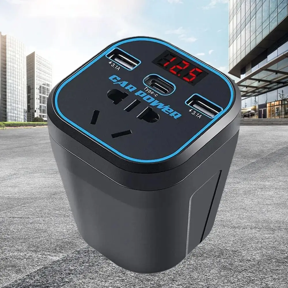 12V24V مركبة شنت العاكس متعدد الوظائف العالمي محول طاقة السيارة 3.1A شاحن سريع مقبس شاحن السيارات جزء