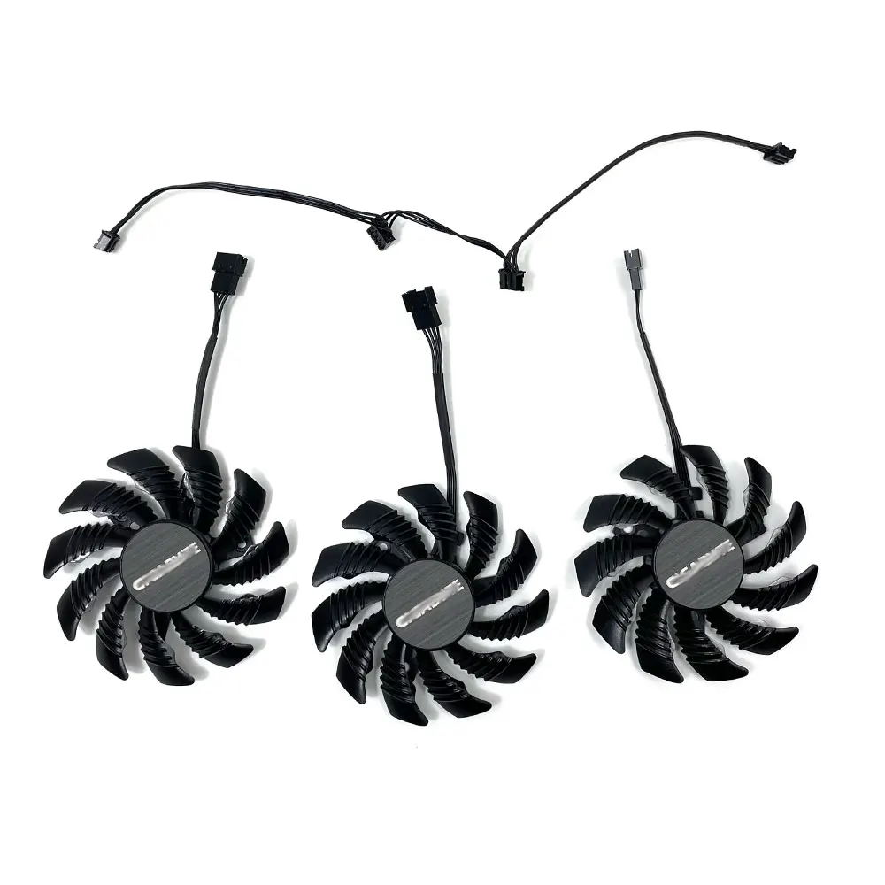 3pcs/set PLD08010S12HH Cooling Fan Gigabyte AORUS GTX 1060 1070 1080 G1 GTX 1070Ti 1080Ti 960 970 980Ti Video Card Cooler Fan