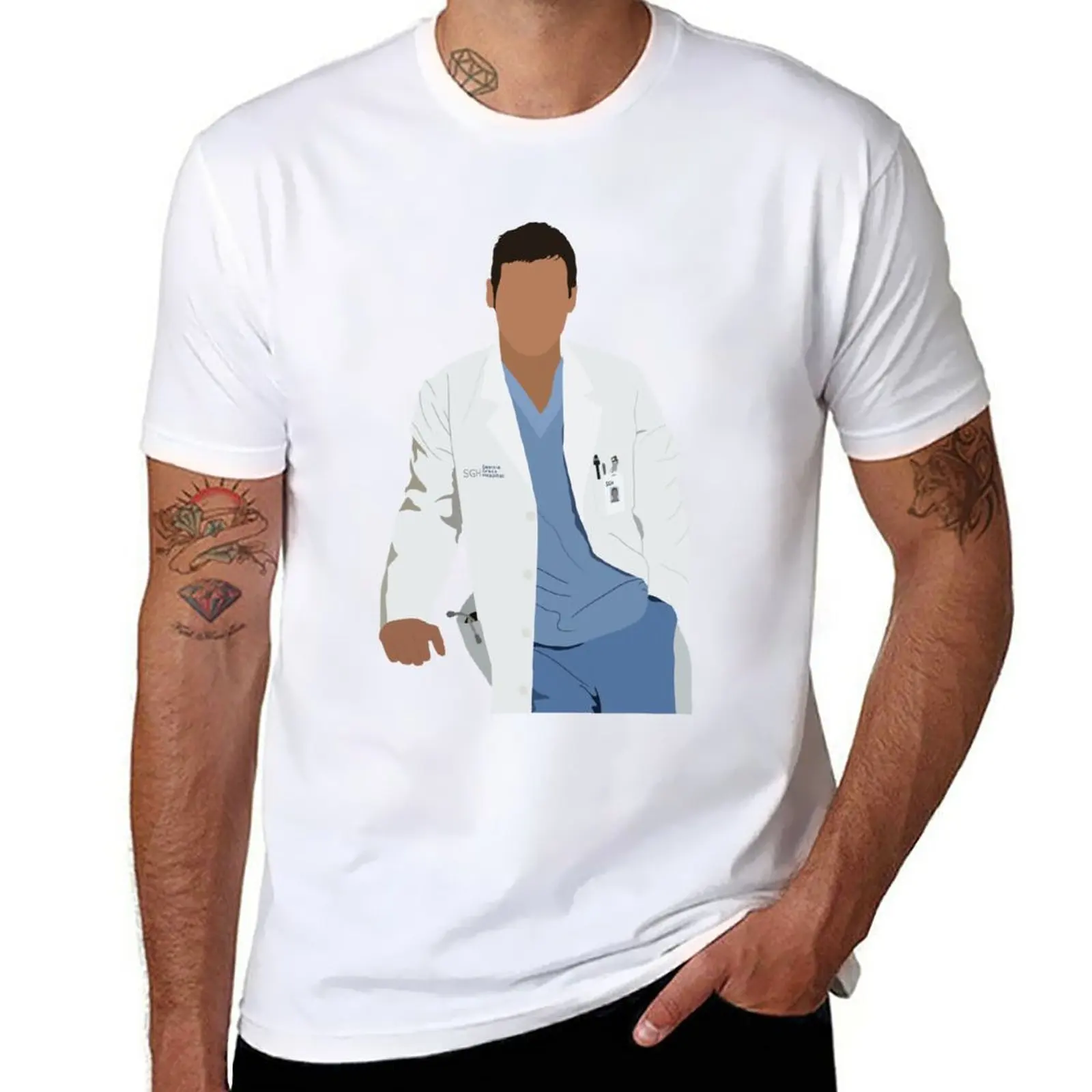 New Alex Karev T-Shirt man clothes sweat shirts boys animal print shirt T-shirt short heavyweight t shirts for men