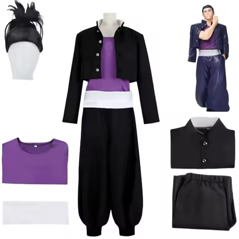 Toji Fushiguro Cosplay Costumes Cartoon Game Comic Characters All Saints' Day Suit Jujutsu Kaisen Costume Set GW052