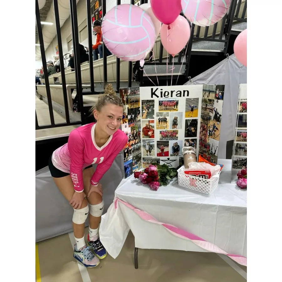 6pcs 18" Pink Volleyball Balloons Volley Ball Balloon Girl Sports Balloons for Volleyball Birthday Party Decoration Volleyballs