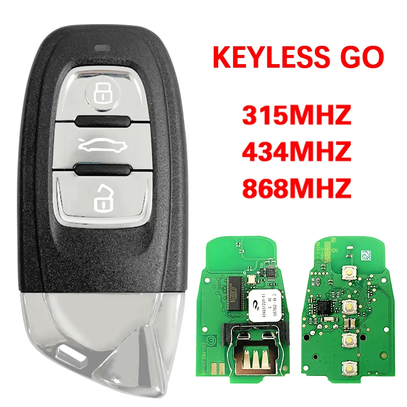 

CN076009 Aftermarket Smart Remote Key Control Keyless Go Fob 8T0 959 754 K PCF7945AC Replace Fob For L-ambo Urus A4 A5 A6 Q7 S4
