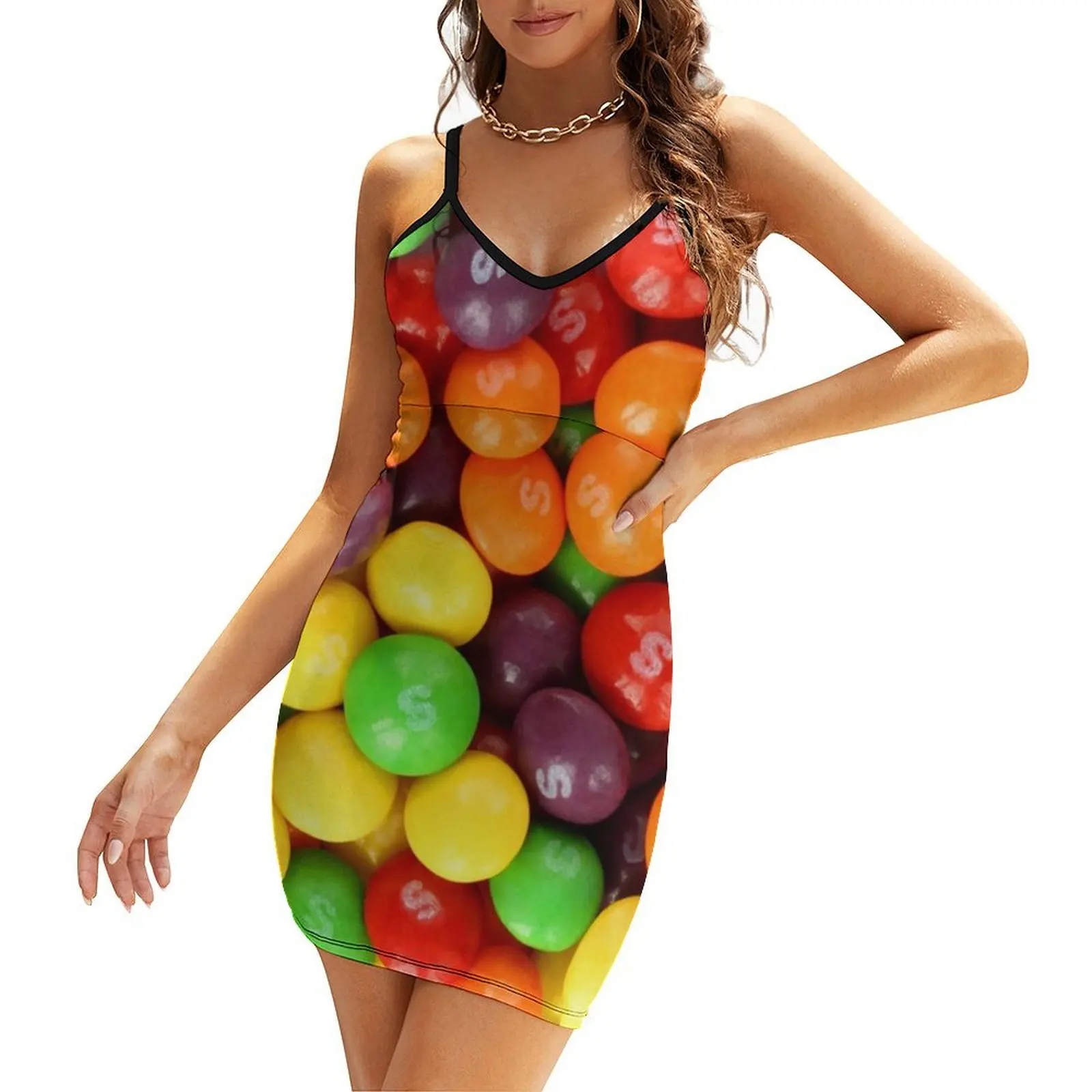 

Skittles Sling Dress dress women summer 2025 luxury women's party dress evening prom birthday women's dresses luxury