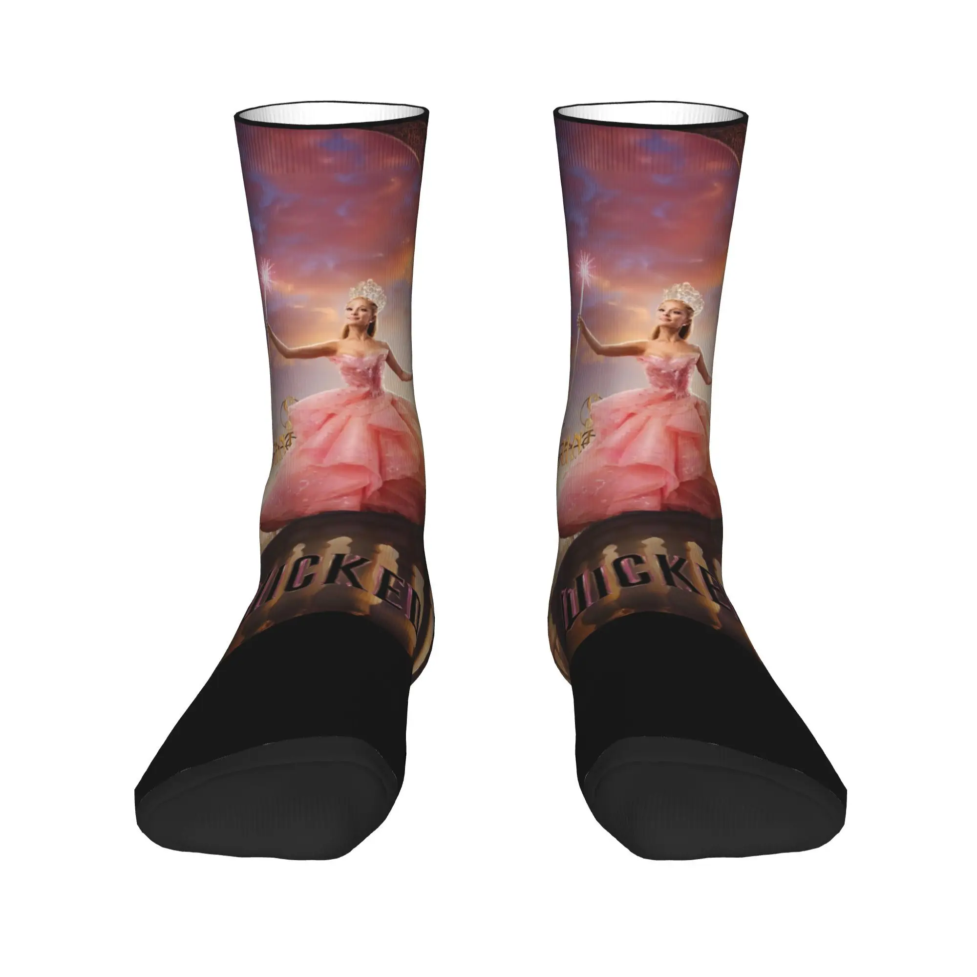 Wicked Musical Movie Glinda Poster Socks Merchandise For Men Women  Crew Socks Soft Birthday Present