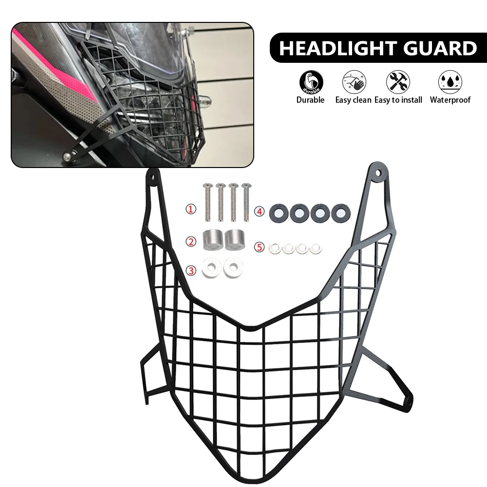 

2023 Motorcycle Headlight Guard For HONDA XL 750 TRANSALP 2024 2025 XL750 Transalp Head Light Grill Cover Protector Protection