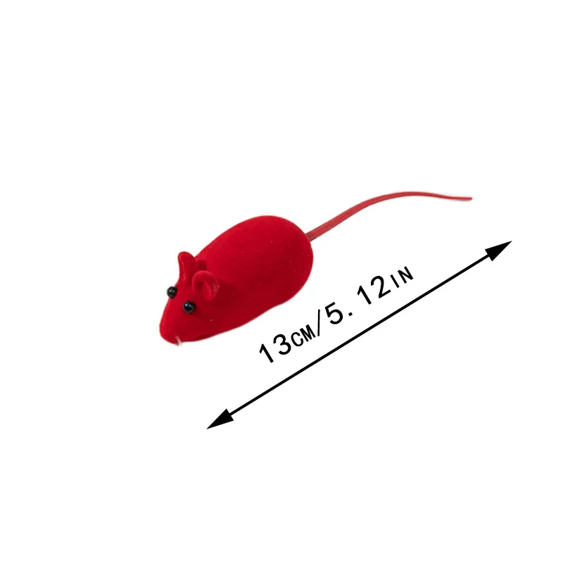 Sound Gummi Simulation Maus Haustier Katze Spielzeug interaktiv für Kätzchen Zubehör Geschenke Emaille Maus Biss beständigkeit – Detail 7