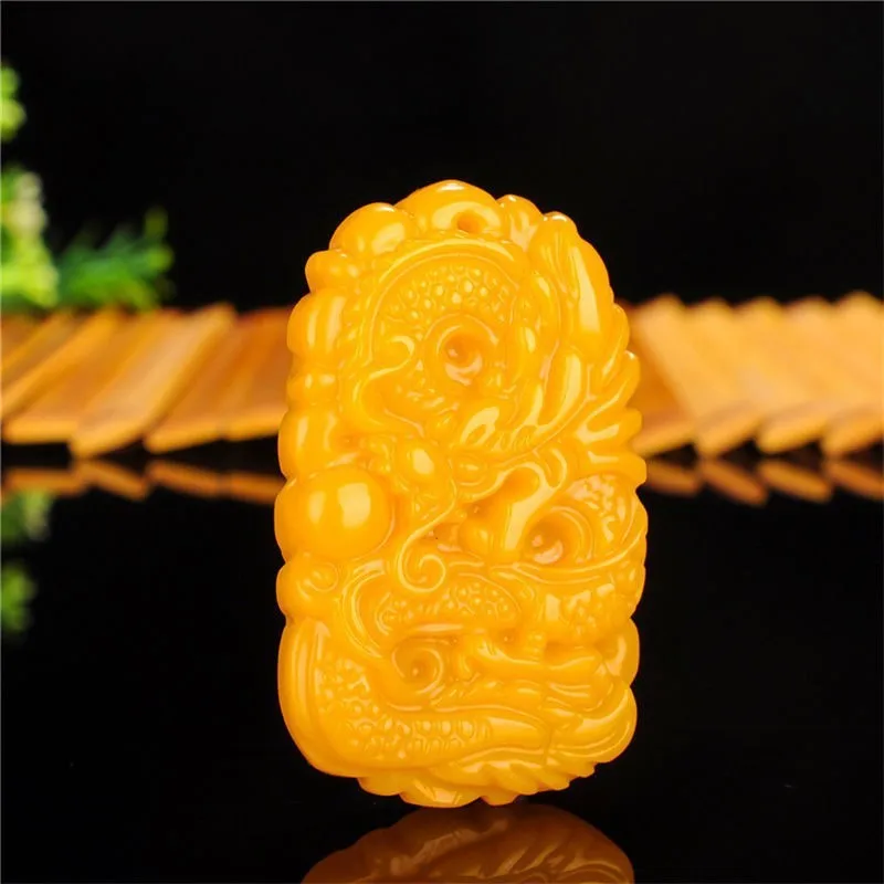 

Кулон с изображением дракона из нефрита Хуанлун, нефрит Хэтянь, знак зодиака Дракон, универсальный для мужчин и женщин