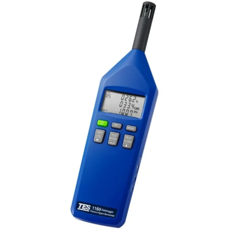 

TES-1160 Digital Temperature Hygrometer Pneumatic Air Pressure Gauge