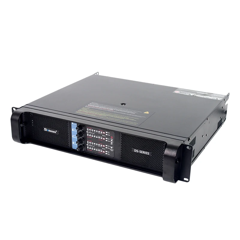 FP8000Q مرحلة الصوت Pa 4 قناة 1000 واط تحويل مكبرات صوت احترافية مكبر كهربائي 1000 واط لمصفوفة الخط
