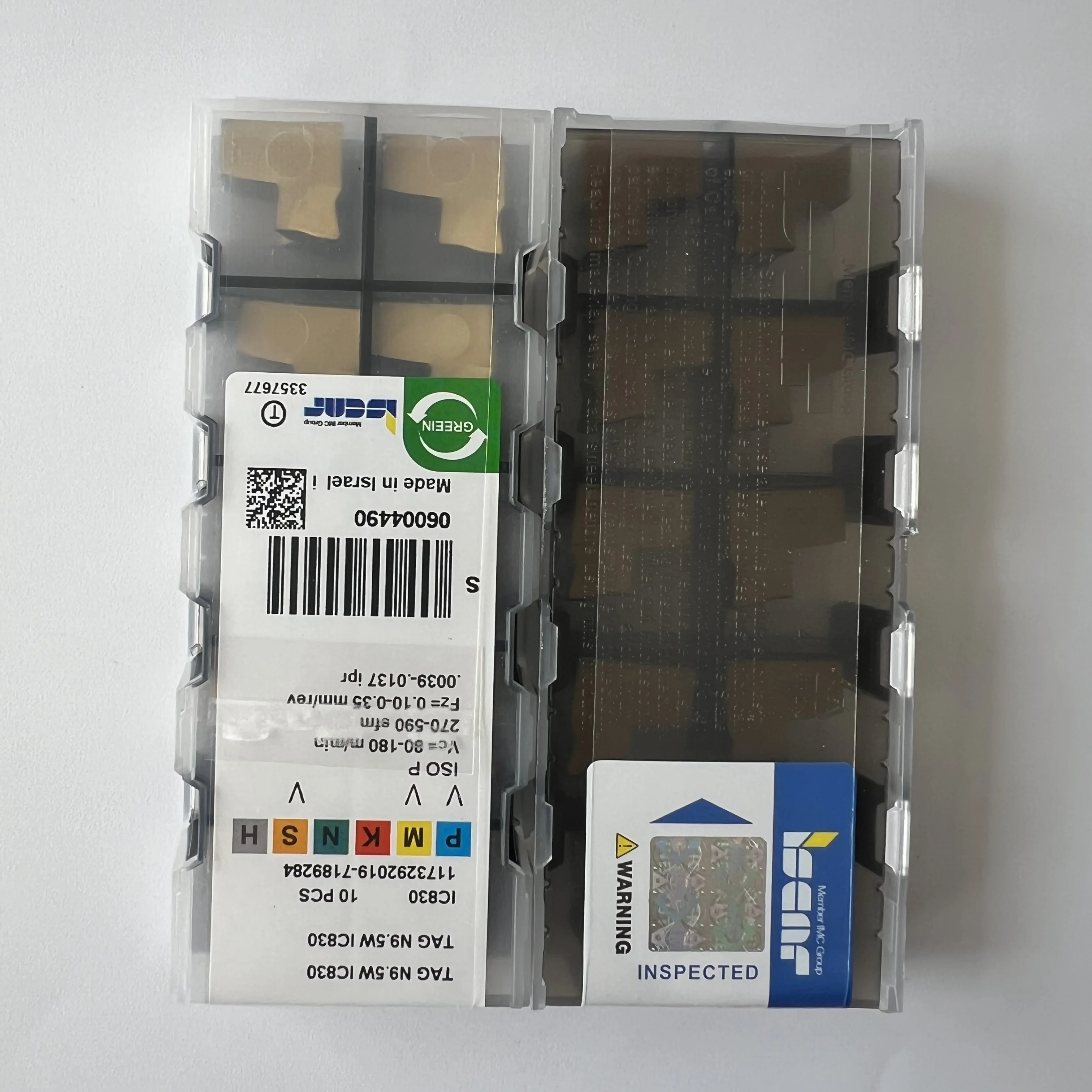 

TAGN9.5W IC830 / Original Carbide CNC Blade 10 Pcs