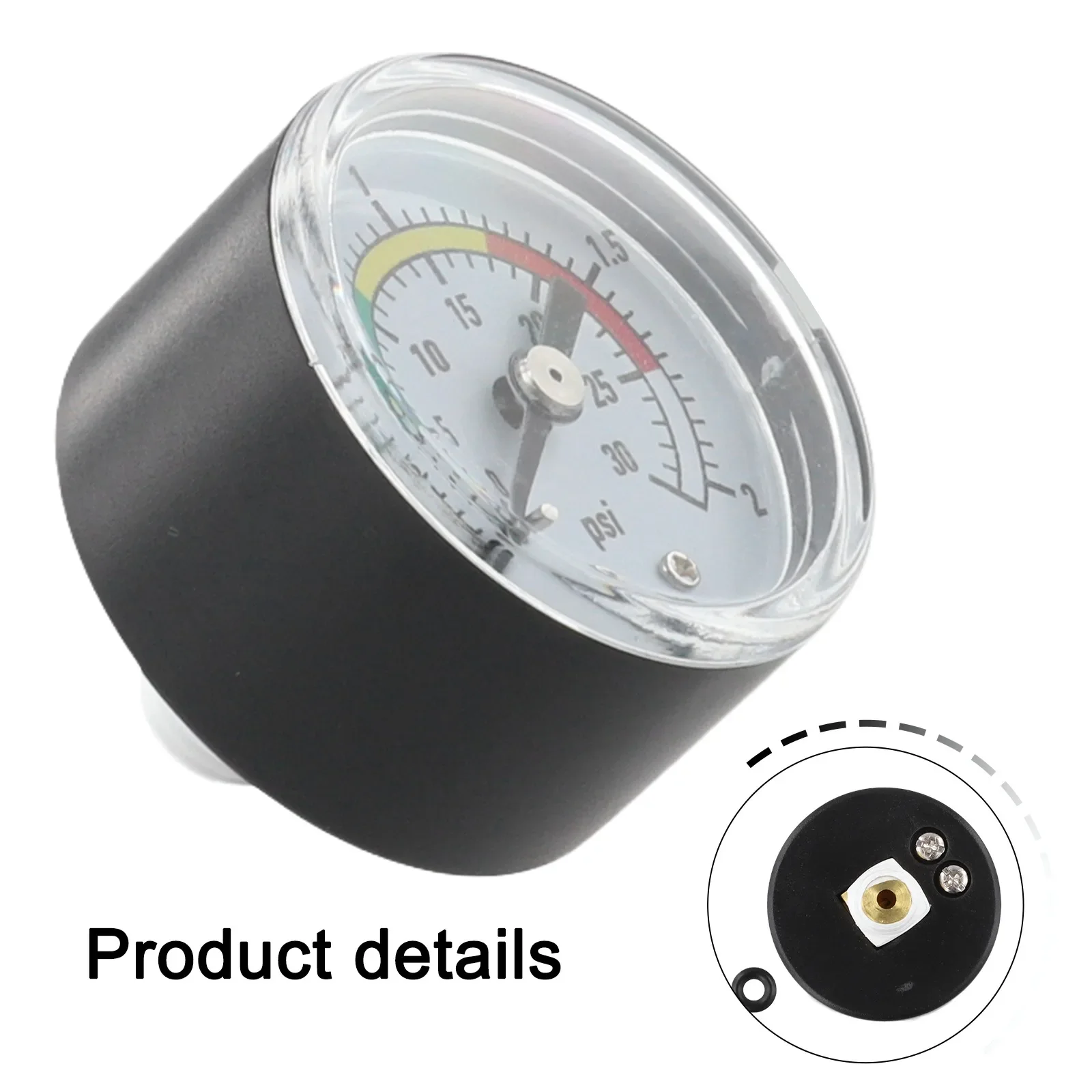 Replacement Pressure Gauge For Intex 14 And 16 Inch Pumps Robust Stainless Steel Accurate Dual Scale Measurement Easy Setup