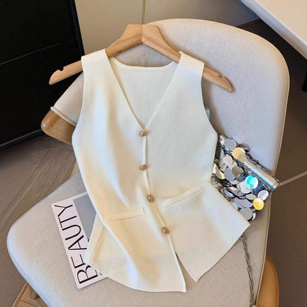 

Свитер с длинными рукавами и круглым вырезом в деловом стиле, облегающий дизайн, прямые рукава-трубы, украшение не требуется