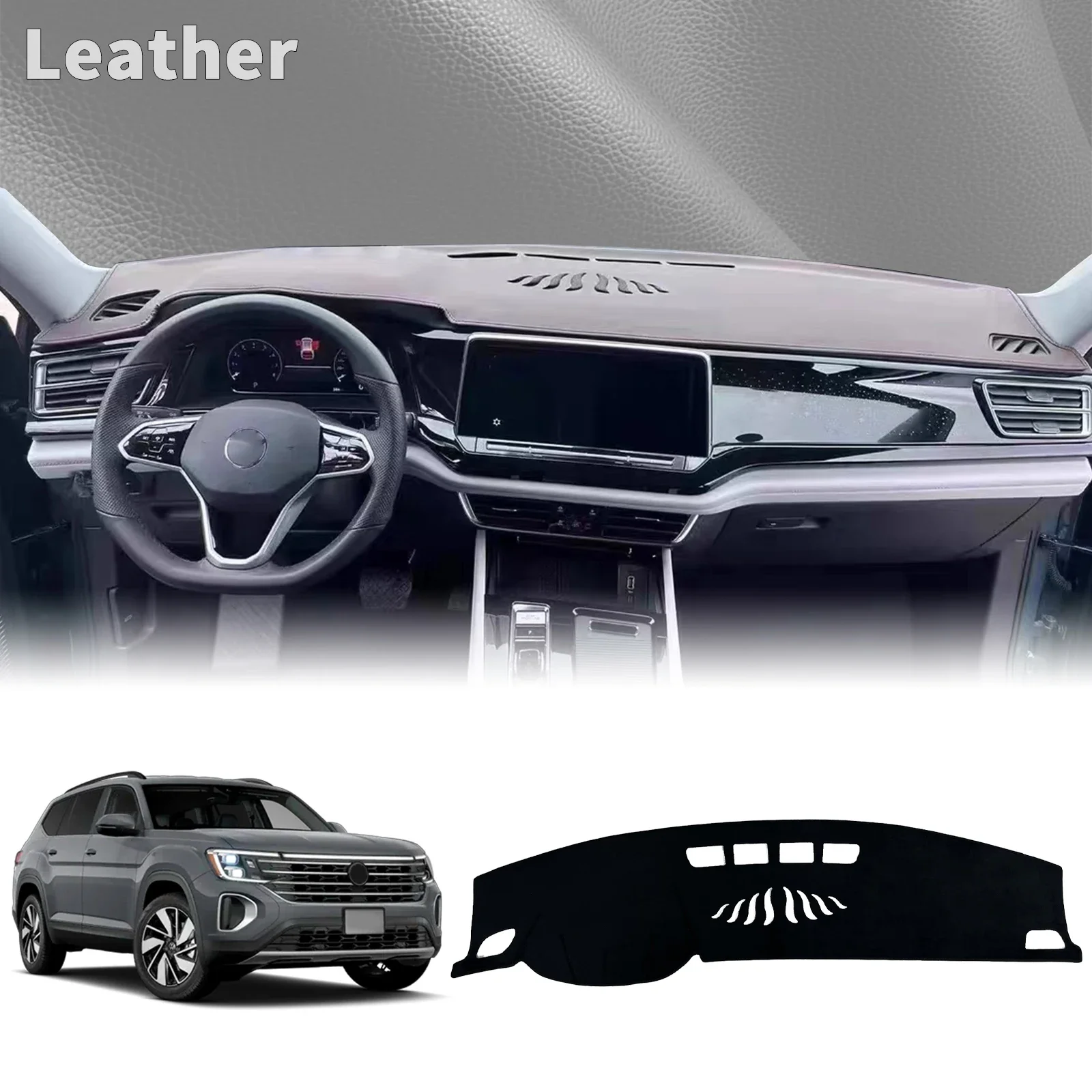 

Подходит для VW Atlas 2024 2025 2026 Cross Sport: Коврик-накладка на приборную панель, защитный коврик от солнца, аксессуары для автомобиля