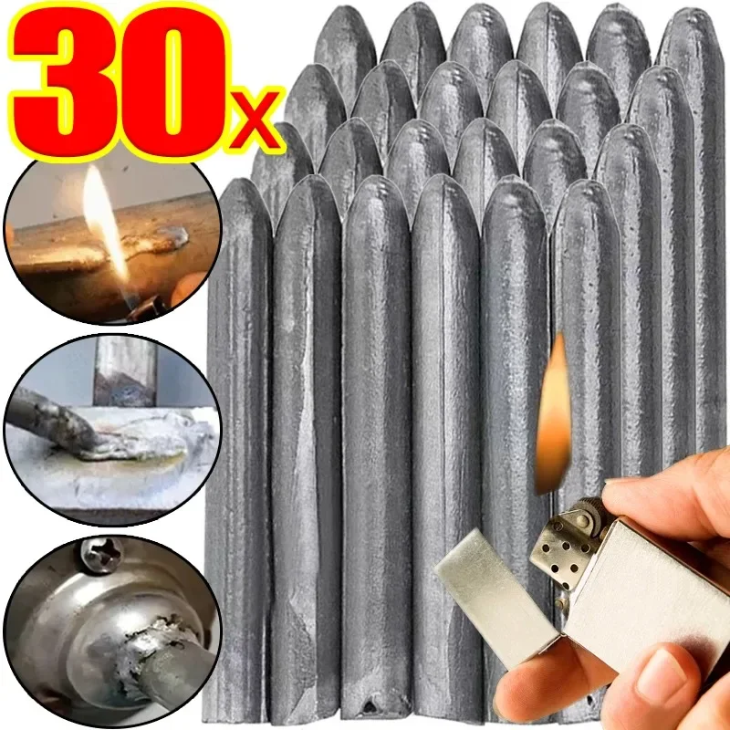 Low Temperature Welding Rods for Repair Holes Easy Melt Copper Iron Aluminum Stainless Steel Solder Patch Up Rod Repairing Kit