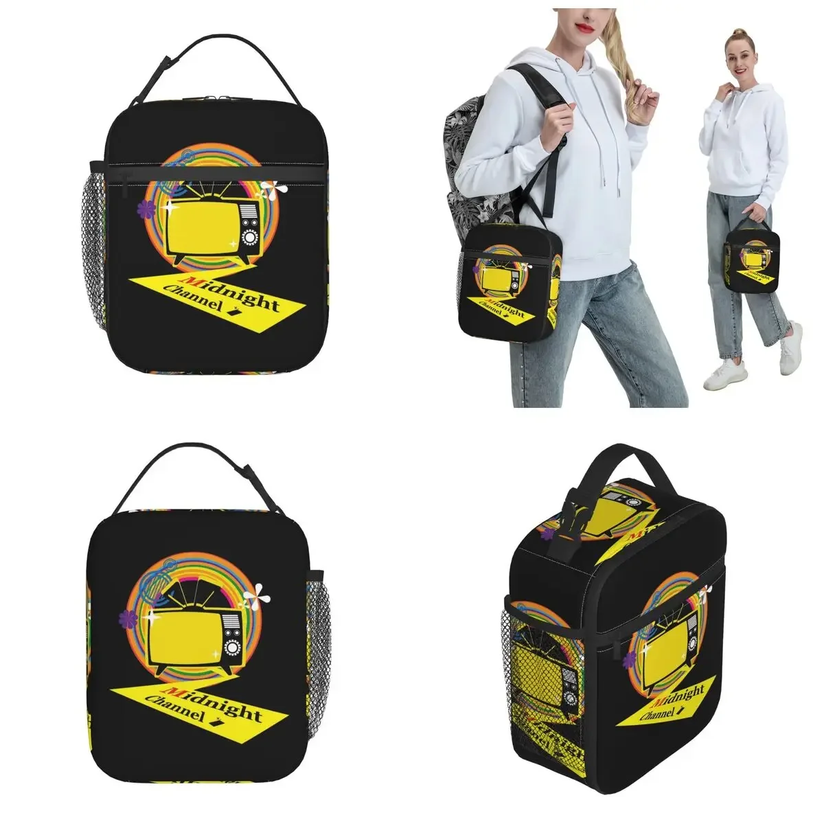 Insulated Lunch Box Midnight Channel Persona Accessories Lunch Food Box Unique Design Cooler Thermal Lunch Box For School