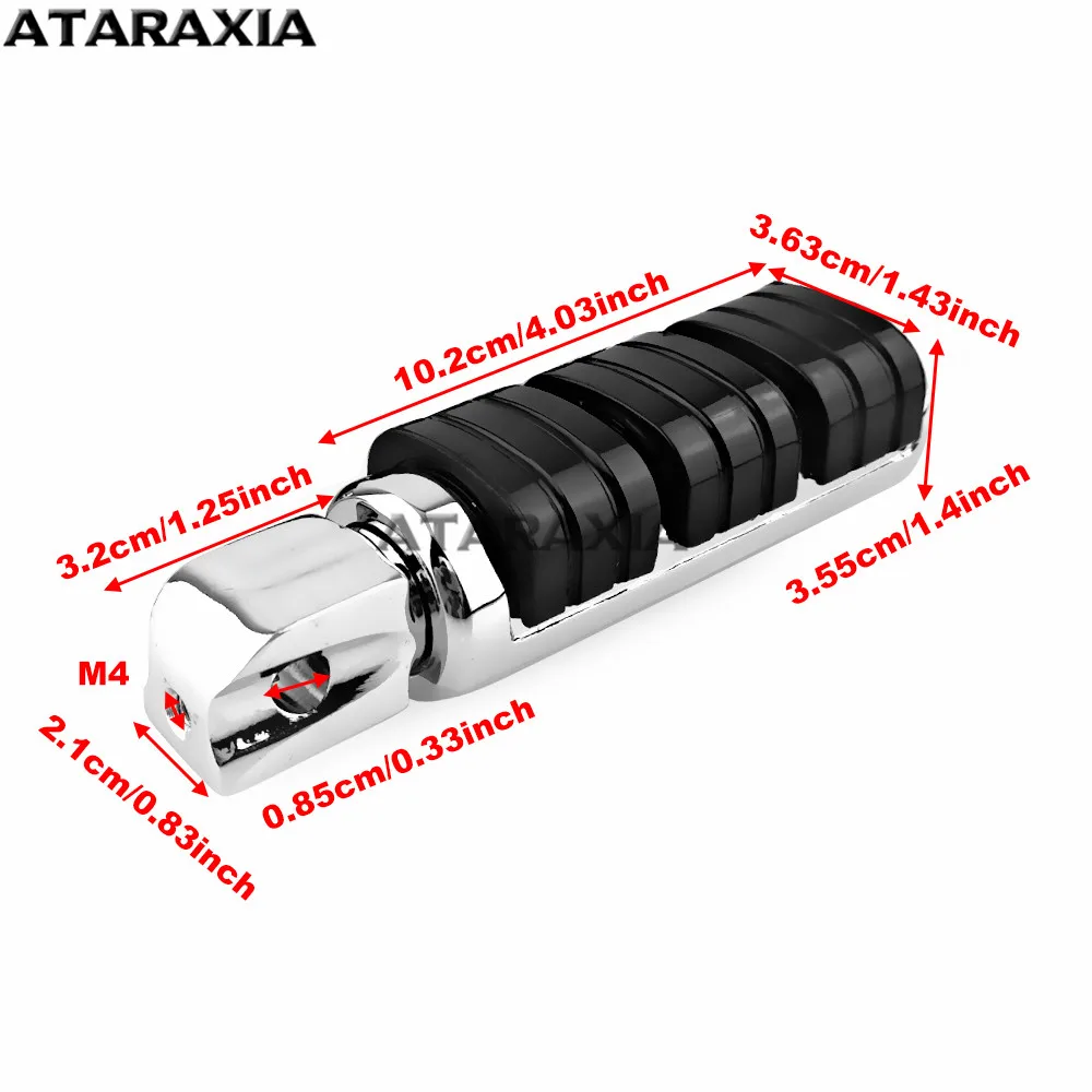 Motorcycle Front&Rear Footrests Foot Pegs For Kawasaki Vulcan 800 900 1500 1600 1700 2000 For Suzuki Marauder 1600 Boulevard M95