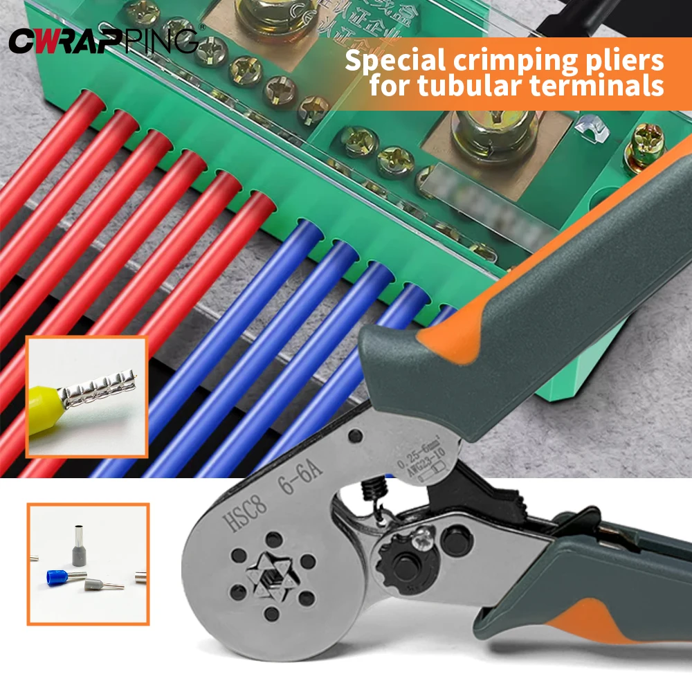 

Multi-functional Tool Ferrule Sleeves Terminal Crimping Tools Electrical Pliers Wire Connection Repair Clamp for Home Car Tools