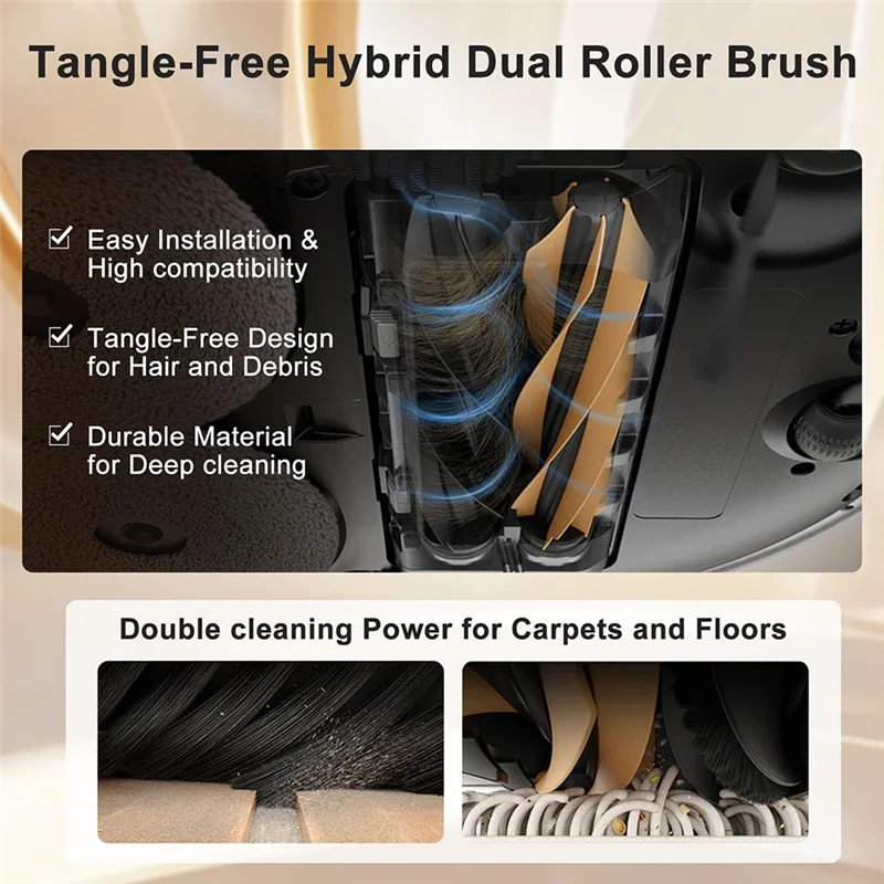 A09G-For Dreame X50 Master، X50S Pro Ultra، X50 Ultra كيس الغبار فرشاة جانبية رئيسية فلتر Hepa ممسحة الملابس استبدال أجزاء الملحقات