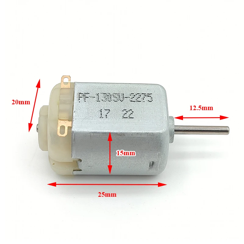 FF-130SV-2275 Mini silnik 130 DC 3V 3.7V 5V 6V 21000 obr./min wysokie obroty mikro silnik elektryczny 20mm DIYHA Model wentylatora zabawka samochód