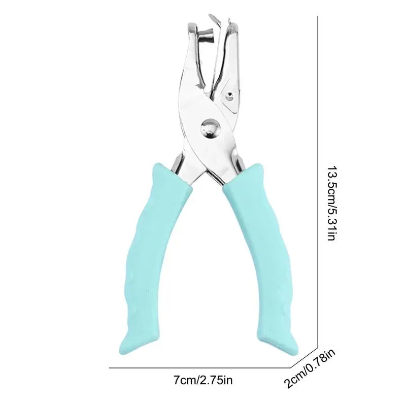 Ręczny dziurkacz do papieru do scrapbookingu Wytrzymały dziurkacz z pojedynczym uchwytem do rękodzieła 1/4 cala Precyzyjny miękki uchwyt Rzemiosło