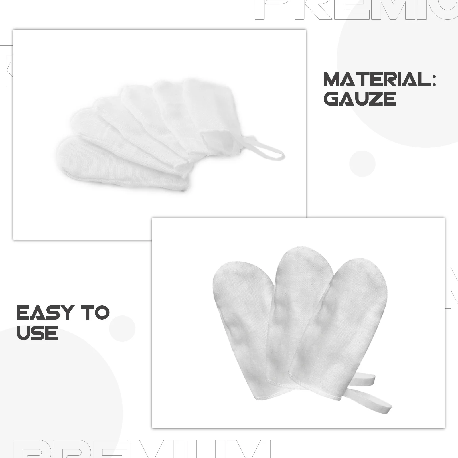 6 قطعة فرشاة أسنان شاش إصبع الطفل معقمة أداة تنظيف الأسنان الطبية لينة نظافة الفم الرضع استخدام فرشاة الأسنان الاصبع #5