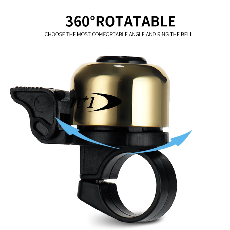 

N+1 Bicycle Bell Large Volume 55x55mm Copper Bell