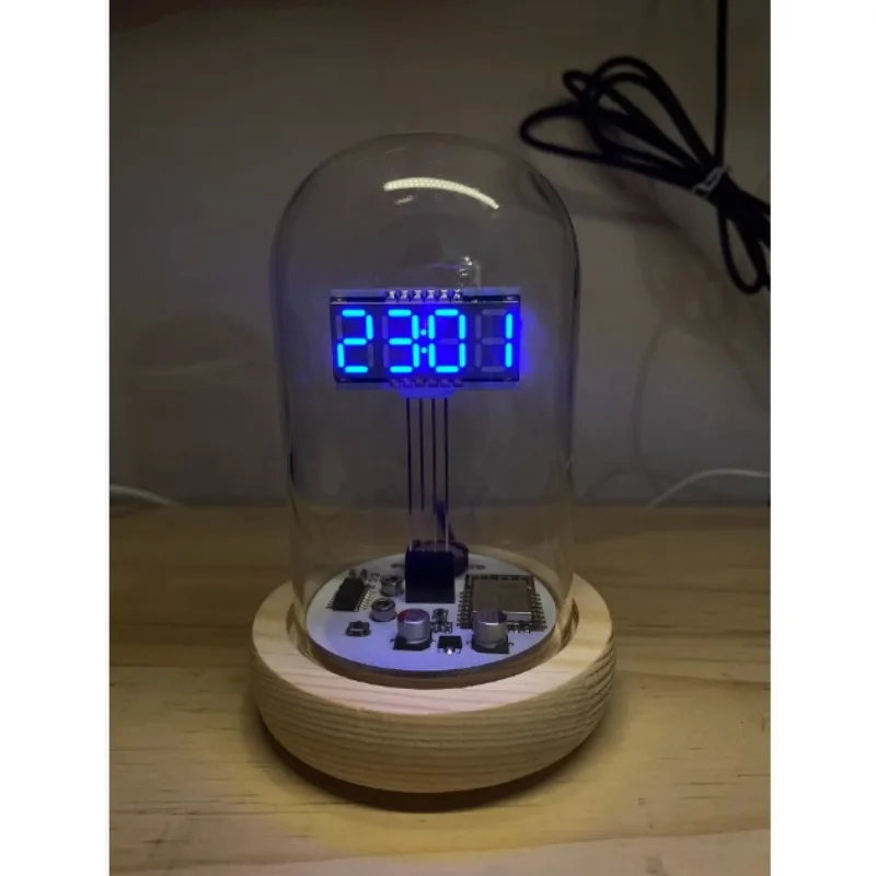 Proposed glow tube retro nostalgic desktop decoration clock