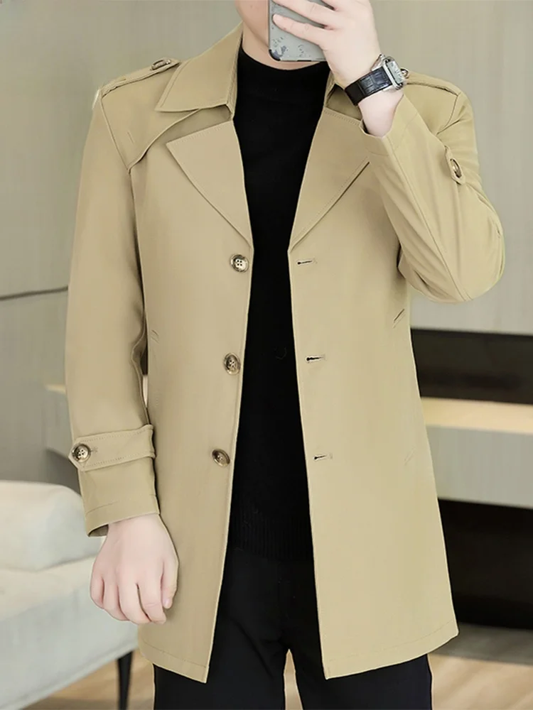 

Мужской повседневный удлиненный жилет-ветровка из полиэстера, приталенный, для весны и осени, с воротником-стойкой, для деловых поездок и повседневной носки