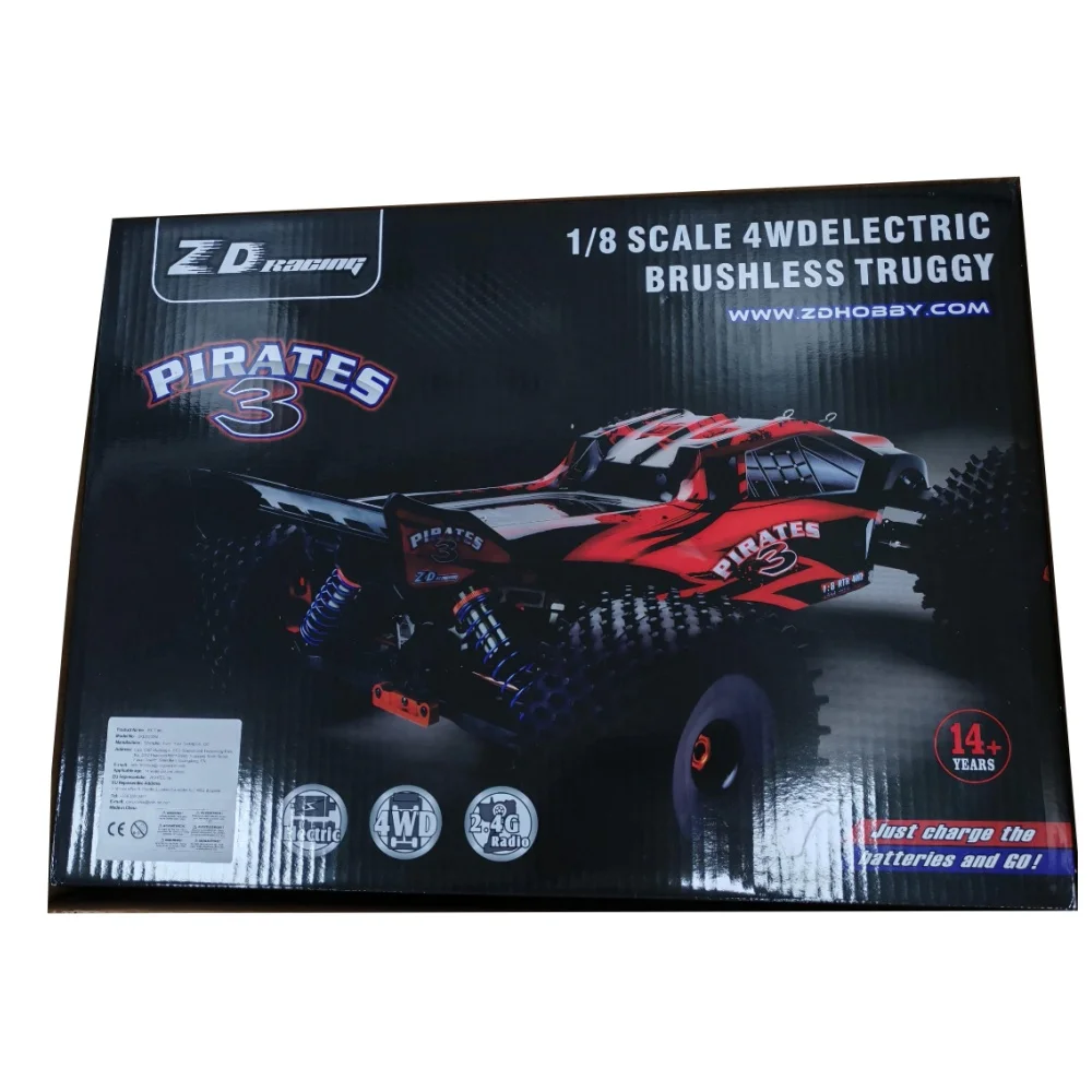 ZD Racing 9021 V3 1/8 4WD 80km/h Brushless RC Car Frame Kit without Electronic Parts