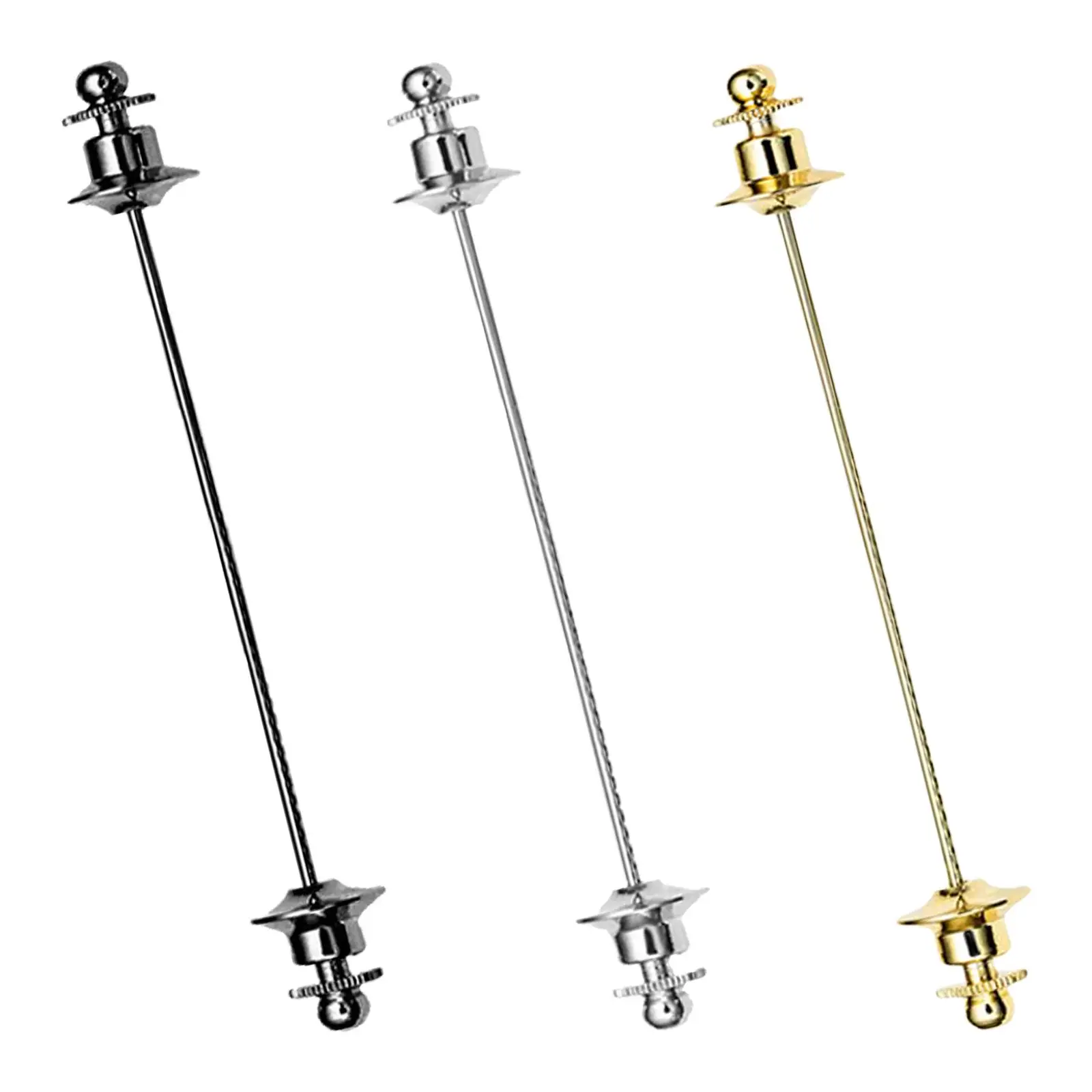 Fashion Shirt Collar Bar Tie Pin for Men Copper Accessories Suit Brooch for Business