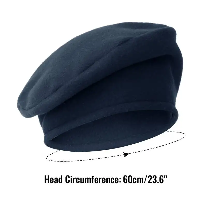 DAZCOS Medieval Beret Cap Renaissance Festival Cosplay Hat for Women Men Halloween