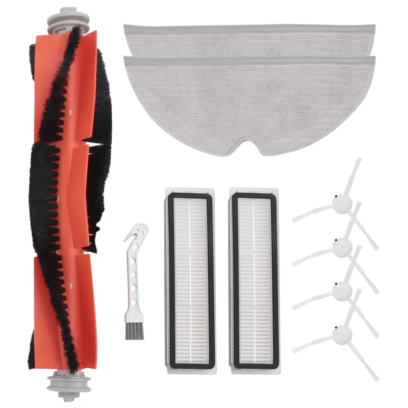 FSLH فرشاة جانبية رئيسية فلتر Hepa ممسحة لـ Dreame D9/L10 Pro/D9 Max/D9 Pro/D9 Mistral RLS5 جهاز آلي لتنظيف الأتربة قطع الغيار